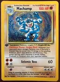 Learn all about the max cp, base stats, recommended move, type strength and weakness, rating & climate boost for machamp in pokemon go! 1st Edition Machamp 8 102 Galaxy Cosmos Holo Rare Base Set Pokemon Card Pokemon Gifts 19 99 Rare Pokemon Cards Cool Pokemon Cards Pokemon Cards For Sale
