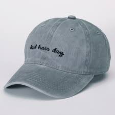 Women Mens Washed Bad Hair Day Embroidery Letters Baseball Hat Casual Retro Visor Cool Hat Cool Hats Baseball Hats Hats For Men