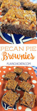Pecan Pie Brownies Brownies Topped With Pecan Pie Filling Brownie Mix Corn Syrup Eggs Vanilla Pecans Pecan Desserts Pecan Recipes Pecan Desserts Recipes