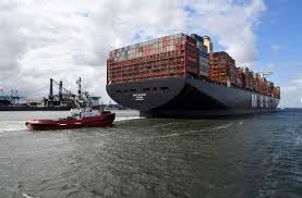 She was built at the samsung heavy industries, geoje, shipyard with. Das Grosste Containerschiff Der Welt Erreicht Den Hafen Rotterdam Osterreichische Verkehrszeitung