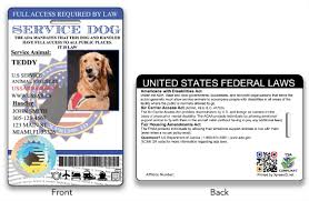 Holoseal Service Dog Id Card Free Access To Animal Registry In 2020 Service Dogs Dog Id Service Animal