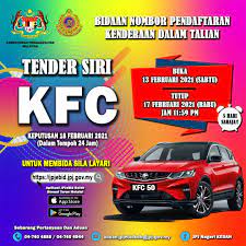 How to jpjebid plat no kereta. These Kfc Plates Are Up For Bid Starts From Rm20 000