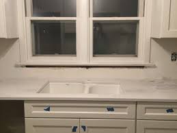 Tall kitchen sink white swivel spout pull out mixer faucet deck mounted taps. Offset Sink Faucet Doesn T Line Up