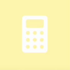 Calculator icon, red calculator, electronics, text, accessories png. Ios14 Aesthetic Yellow Calculator App Icon App Icon App Icon Design Ios Icon