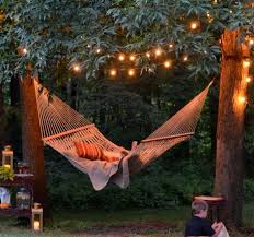 This place is just so cozy! Backyard Hammock Refreshing The Outdoors For Summer Bystephanielynn Garden Hammock Romantic Backyard Backyard Hammock