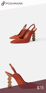 Leather Sling Back Pumps 2019 Spring Summer Pumps Zara Shoes Slingback Pump
