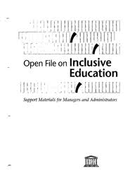 Download special education case study examples for free. Open File On Inclusive Education Support Materials For Managers And Administrators Unesco Digital Library