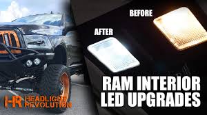 dodge ram led interior light kit install headlight revolution