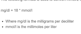 Mmol L To Mg Dl Calculator Calculator Academy