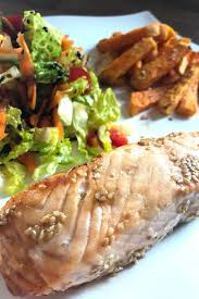 Sesam Lachs Mit Susskartoffeln Gesunde Rezepte Rezepte Gutes Essen