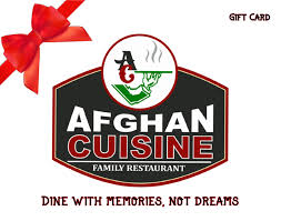 Maybe you would like to learn more about one of these? Afghan Cuisine Family Restaurant E Gift Cards Anycard Canada