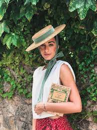 Flat Brim Hat With Light Green Velvet Ribbon Vintage Style Etsy In 2021 Outfits With Hats Elegant Hats Boater Hat Outfit