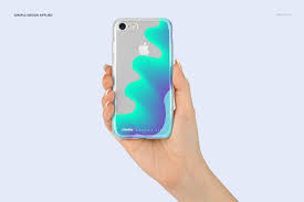 Download Iphone 7 Clear Case Mockup Set Iphone Clear Iphone Case Clear Cases