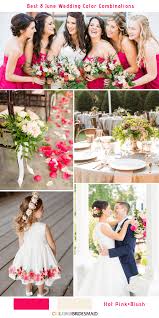 Get wedding flowers ideas and wedding inspiration from our wedding flower experts! Best 8 June Wedding Color Combinations For 2019 Colorsbridesmaid