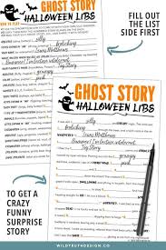 Fun Kids Halloween Game Halloween Mad Libs Middle School Etsy Halloween Stories For Kids Halloween Mad Libs Halloween School Party Games