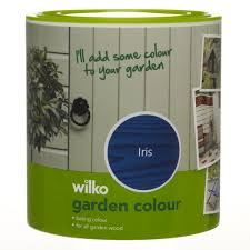Wilko Garden Colour Iris 1ltr At Wilko Com Colorful Garden Fence Paint Wilko