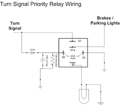 "Relay for Turn Signal/Brake Priority" 