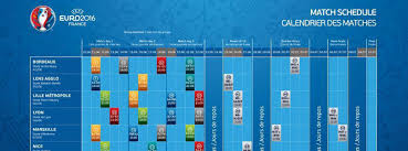 Firminy (phr rhone alpes groupe b). Le Calendrier De L Euro 2016 Publie Euro 2016 France Net