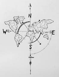 1001 Idees De Dessin Tatouage Magnifique Et Comment Choisir Le Meilleur Pour Vous Tatouage Carte Tatouage Carte Du Monde Dessin Tatouage