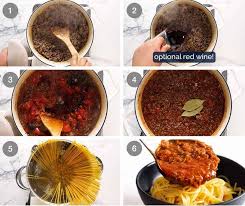 Spaghetti Bolognese Recipe With Images Spaghetti Bolognese Bolognese Recipetin Eats