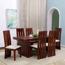 Extending dining table with 6 chairs and matching display cabinet. Dining Table à¤¡ à¤‡à¤¨ à¤— à¤Ÿ à¤¬à¤² Designs Buy Dining Table Set Online From Rs 6990 Flipkart Com