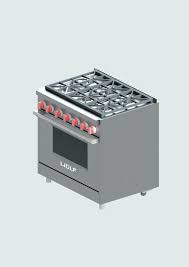 Shop gas cooktops & gas stove tops from bosch, ge, lg, whirlpool & other quality brands. 36 Inch Gas Range 6 Burners Wolf 3d Model Fbx Dwg