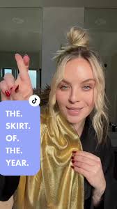 Unboxing the Stunning Gold Skirt from Tom Ford