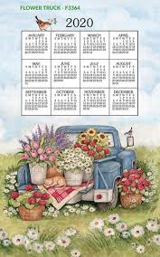 2020 Linen Calendar Towel Kaydee Designs Ideas De Calendario Calendario Para Ninos Calendario Para Imprimir Gratis