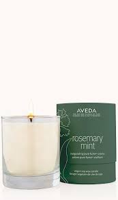 Rosemary Mint Vegan Soy Wax Candle Aveda Mint Candles Rosemary Mint Soy Wax Candles