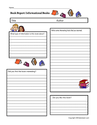 New book the nonfiction outline book: 10 Book Report Forms Ideas Book Report Book Report Templates Grade Book
