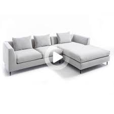 Freistil Ecksofa 165 Hellgrau Stoff Canape Angle Tissu Gris Canape