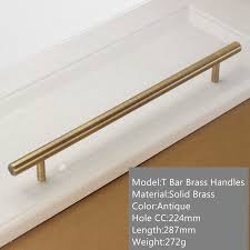 Brass cabinet pulls provide the feasibility of opening and closing of a cabinet drawer without the availability of which we would face a lot of difficulty in performing these operations. Antique Brass Cabinet Pull Handles Vintage Tbar Kitchen Cupboard Door Knob Handles 96mm 128mm 160mm 320mm Icabinet Hardware Co Ltd