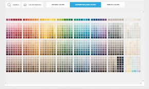 Color Chart Of Options For Stone And Tile Surfaces