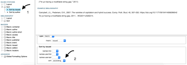 The bibliography was created, but listed the citations in the order they appeared in the document, not in alphabetically, which is the required standard. Is There A Way To Edit The Citations In Mendeley So It S In The Order Of The Year Date Instead Of Author