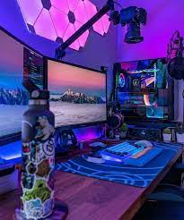 Gaming Room Decoration Ideas Gaming Setups Gamingroom Gaming Gamer Gamingroomideas Gamerroom Ga Video Game Rooms Game Room Design Video Game Room Design