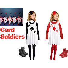 Mijn bestie heeft een alice in wonderland mad tea unbirthday party. Card Soldiers Easy Diy Costume Soldier Costume Easy Diy Costumes Diy Costumes