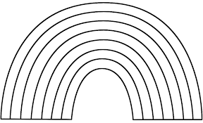 Our printable coloring pages are free and classified by theme, simply choose and print your drawing to color for hours! Drawing Of A Rainbow To Colour In Novocom Top
