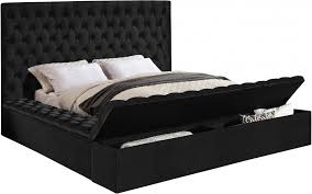 Beautyrest black and beautyrest hybrid cannot be used in conjunction with any other promotions or discounts. Buy Meridian Bliss King Storage Bed In Black Velvet Online