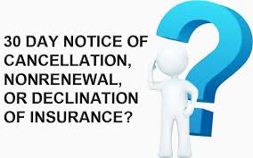 Explain in a brief way the reason for you doing so. Insurance Renewal And Non Renewal Notification Requirements
