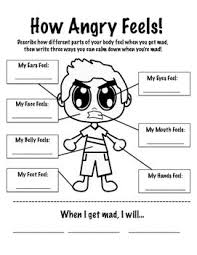 How Anger Feels Anger Management Worksheet Printable And Google Slides Anger Management Worksheets Anger Social Emotional Learning