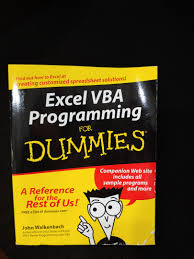 These files are related to excel vba programming for dummies 4th edition. Excel Vba Programming For Dummies Books Stationery Textbooks Professional Studies On Carousell