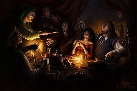 Knights At The Dinner Table By Dracolychee On Deviantart If You Have An Idea What Might Be On The Plate Which The Jester Of Dinner Table Knight Magic Realms