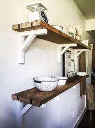 How I Built Reclaimed Wood Shelves Reclaimed Wood Shelves Dining Furniture Wood Shelves