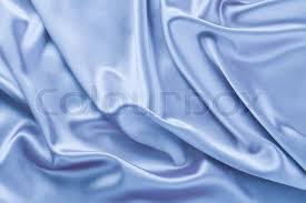 Texture, background, pattern blue silk chiffon fabric with a pai. Blue Satin Or Silk Background Stock Image Colourbox