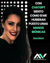 Fue un placer charlar contigo, Beatriz :) Hay gente que sigue insistiendo  en que la IA generativa aún no está al nivel de un copy profesional. Lo que  parecen no entender (no