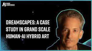 Dreamscapes: A Case Study in Grand Scale Human-AI Hybrid Art