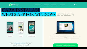 Alternatif selain download dan menginstal. Cara Download Dan Instal Whatsapp For Windows Di Komputer Atau Laptop Youtube