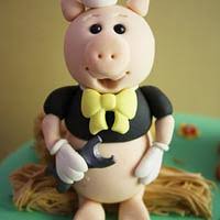 He, after learning where her grandmother's house is, tries to take her out of her way, distracting her to the beautiful flowers of the forest. Three Little Pigs The Big Bad Wolf Classic Style Cake Cakesdecor