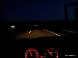 Nachts Auf Der Franzosischen Autobahn Bald In Paris