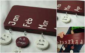 Bunte Knete Von Frl Pang Geburtstagskalender Geburtstagskalender Geburtstagskalender Basteln Kalenderideen